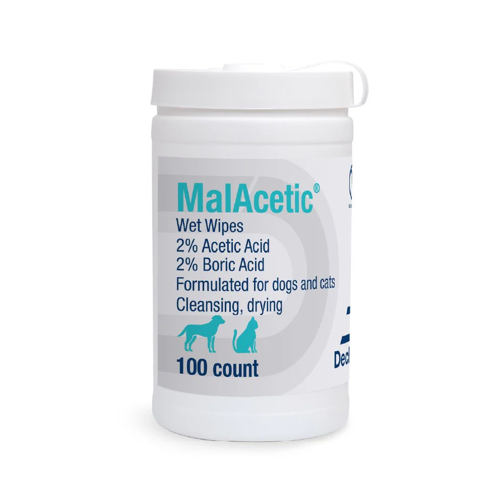 MalAcetic Wet Wipes for Dogs and Cats