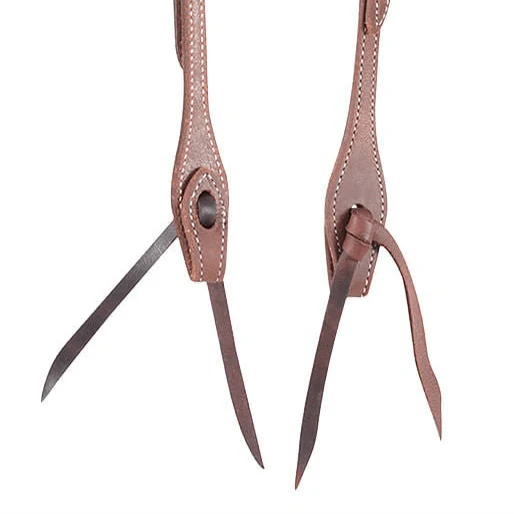 Martin Saddlery Harness Leather Slip Ear Headstall 1/2-inch Thick, Natural - Image 4