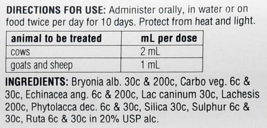 HomeoVet Mastoblast Homeopathic Mastitis Solution - Image 3