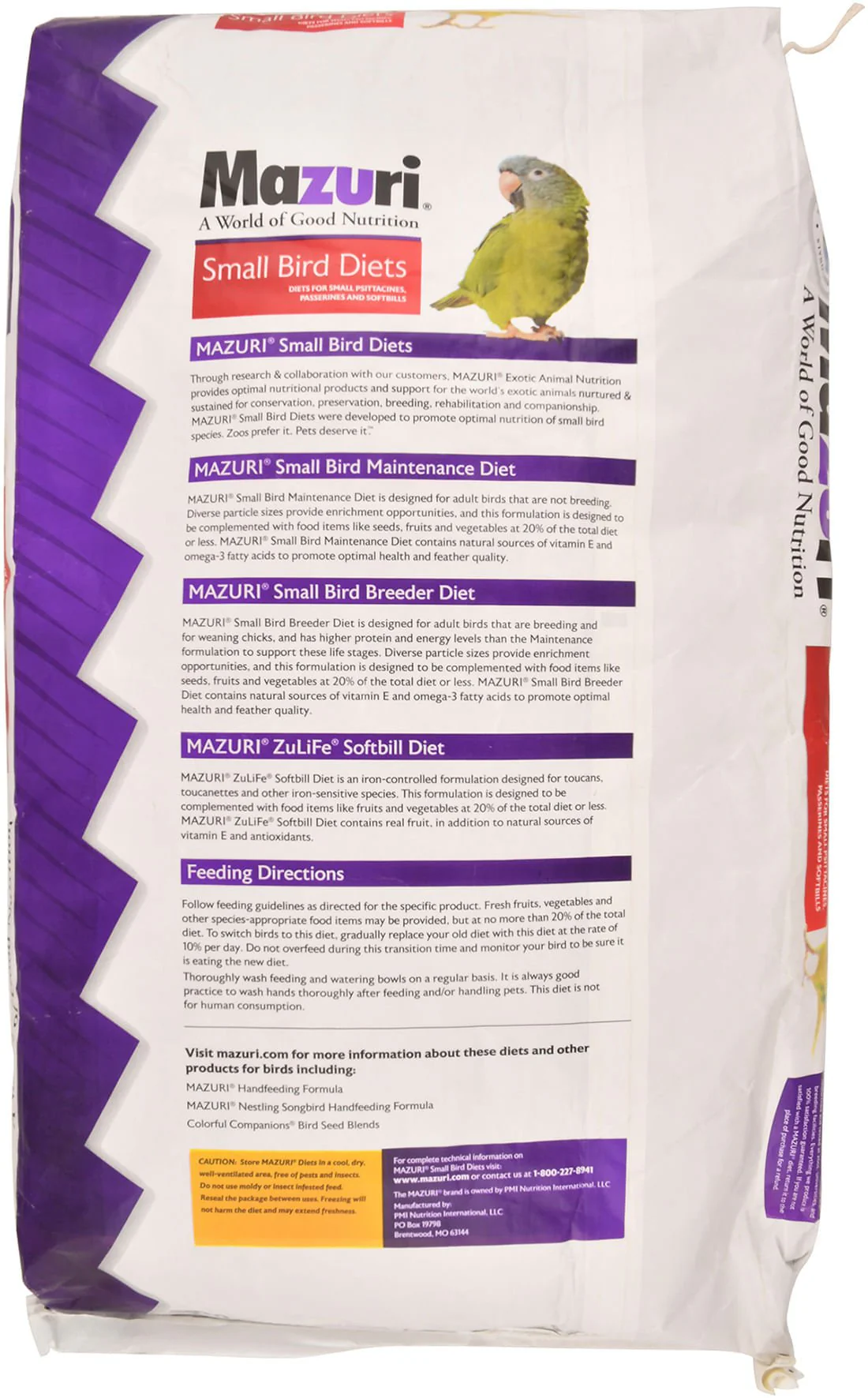 Mazuri Small Bird Breeder Diet, 25 lb - Image 2