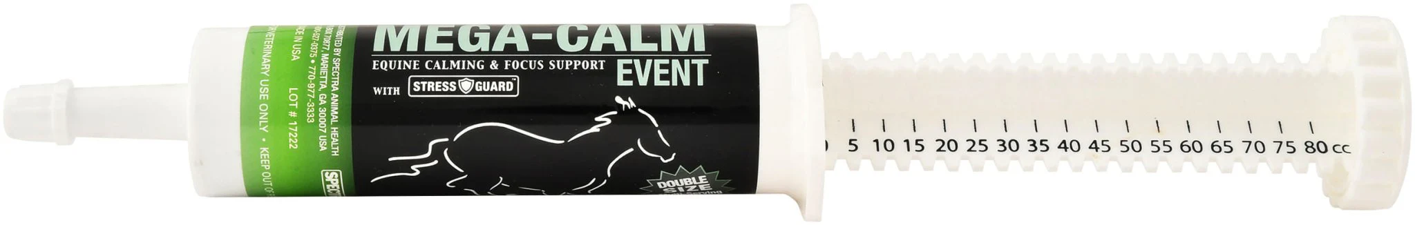 Mega-Calm Event 2-Dose Equine Calming & Focus Support Syringe - Image 4