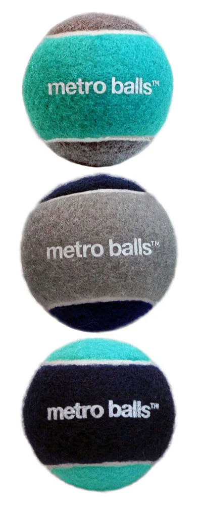 Metro Balls Fetch Dog Toys, 3 Pack - Image 7