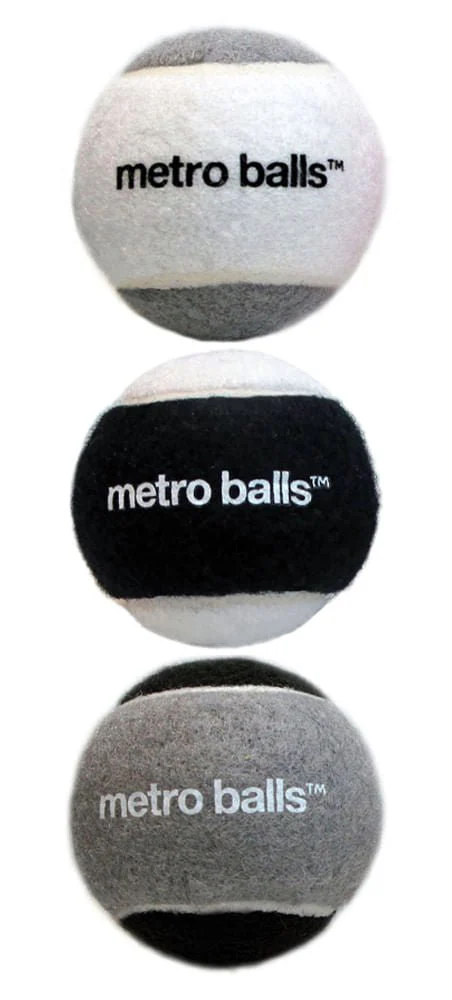 Metro Balls Fetch Dog Toys, 3 Pack - Image 9