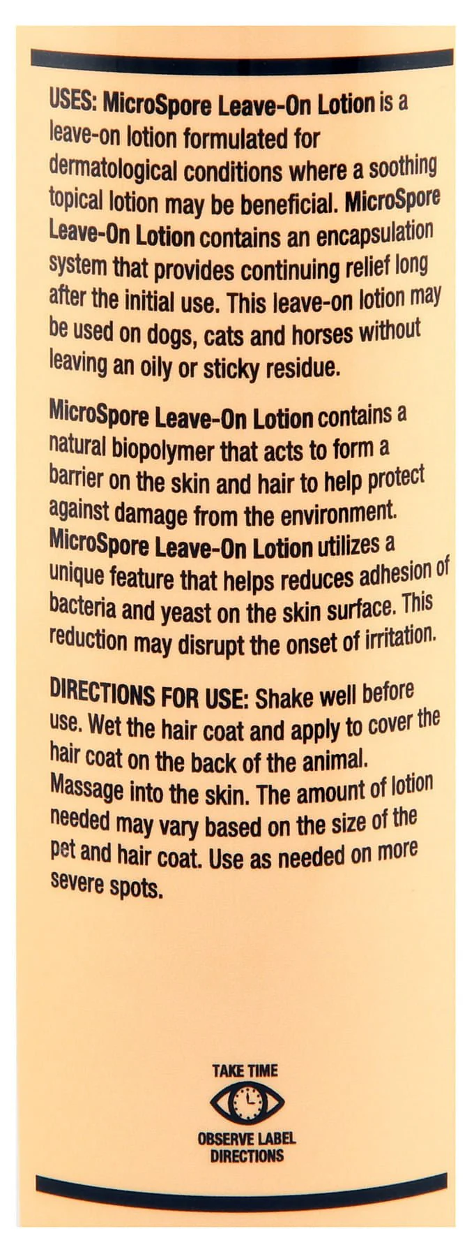 MicroSpore Leave-On Dermatological Lotion for Dogs, Cats, & Horses - Image 3