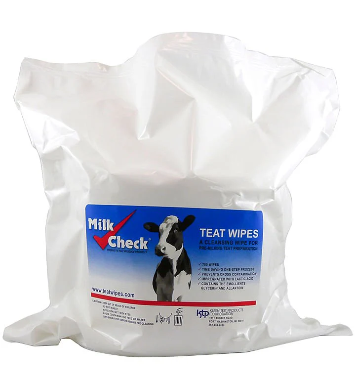 Milk Check Teat Cleansing Wipes for Pre-Milking Prep - Image 7