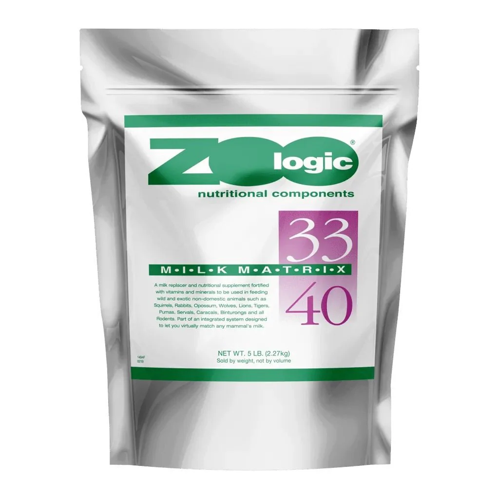 PetAg Zoologic® Milk Matrix Milk Replacer for Wild & Exotic Animals, 33/40 & 42/25