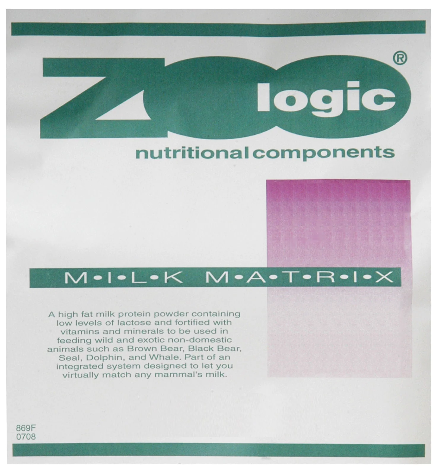 PetAg Zoologic® Milk Matrix Milk Replacer for Wild & Exotic Animals, 33/40 & 42/25 - Image 9