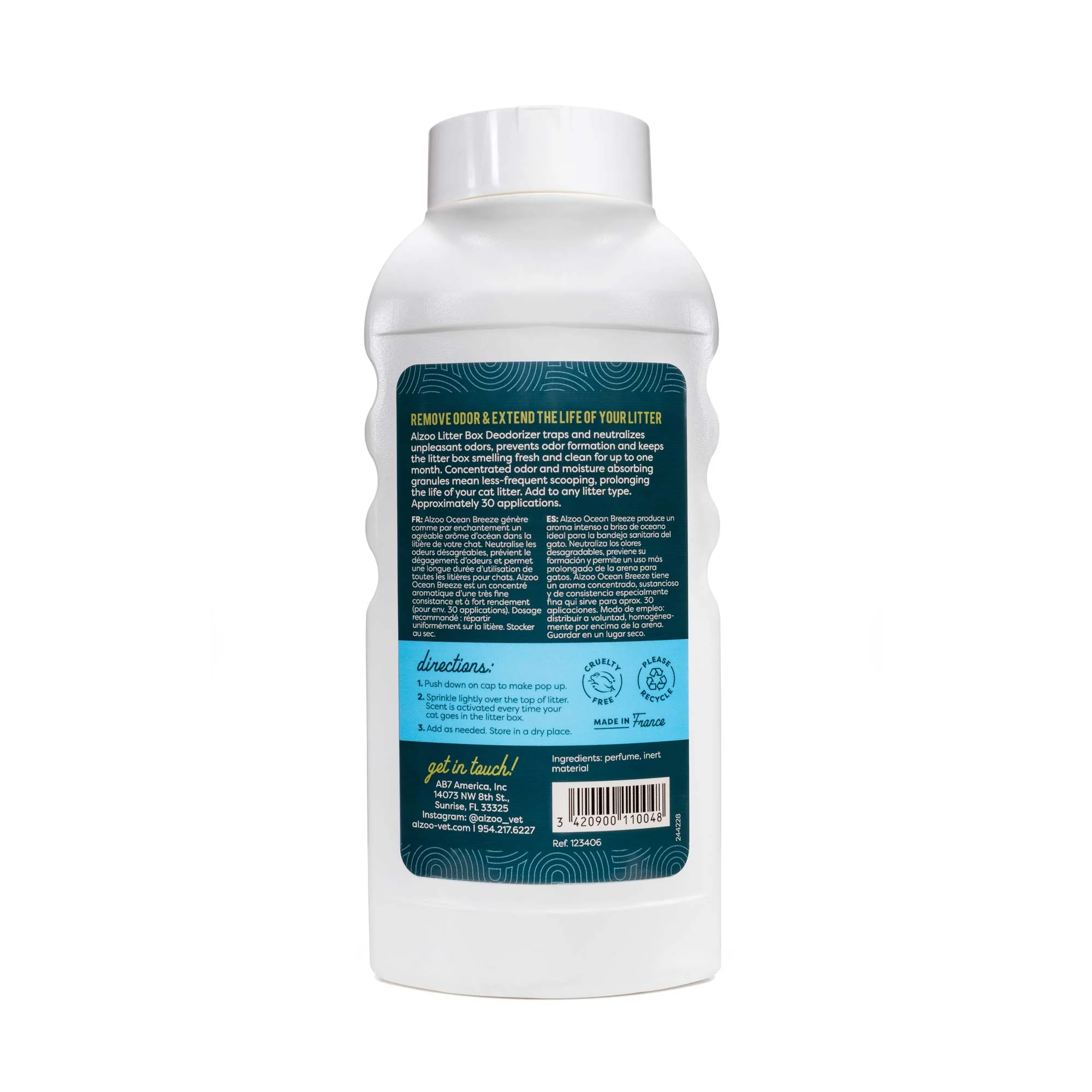 ALZOO Natural Mineral-Based Concentrated Cat Litter Scented Deodorizer for Odor Control, 26.6 oz - Image 14