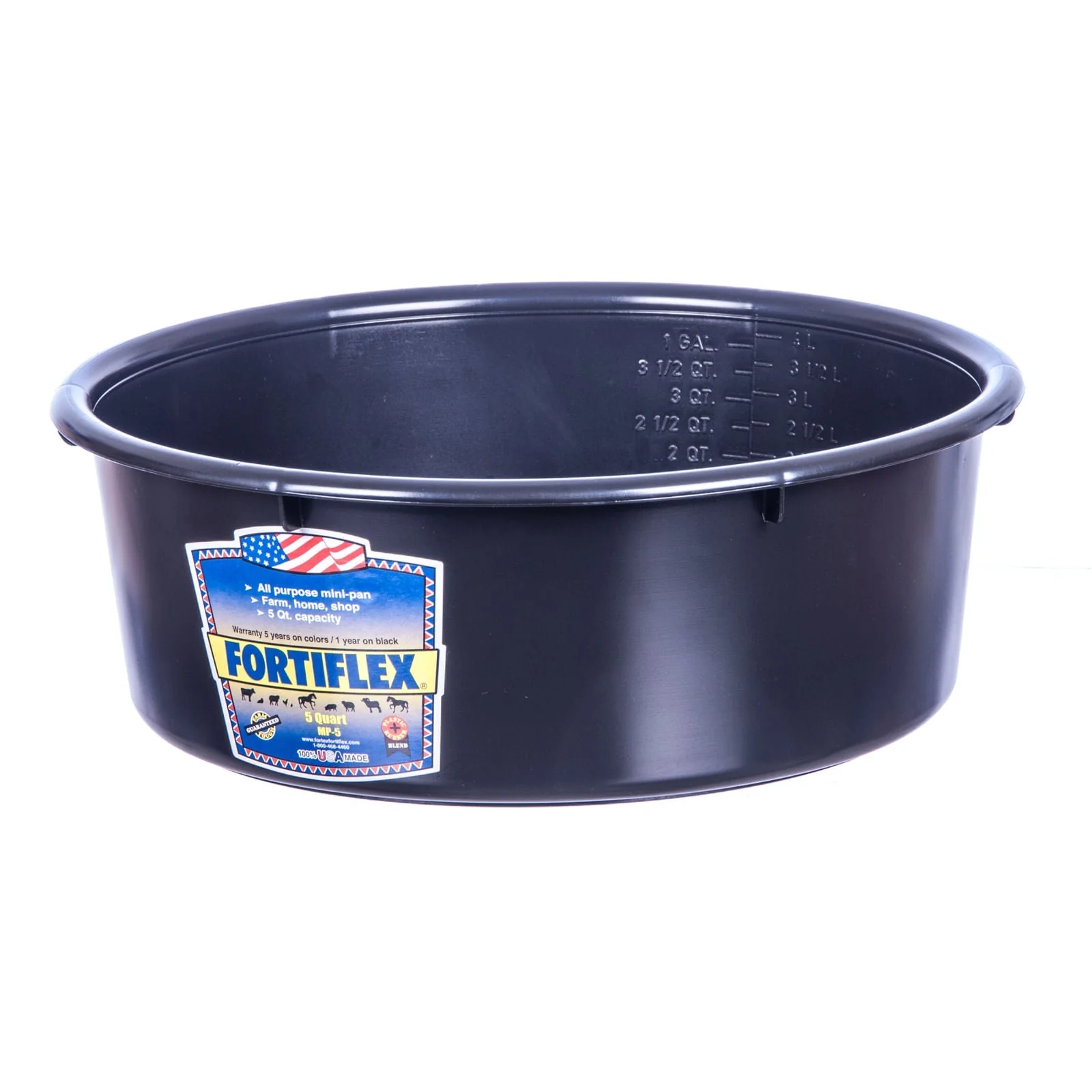 Fortiflex Plastic Mini Pan, 5 Qt - Image 5
