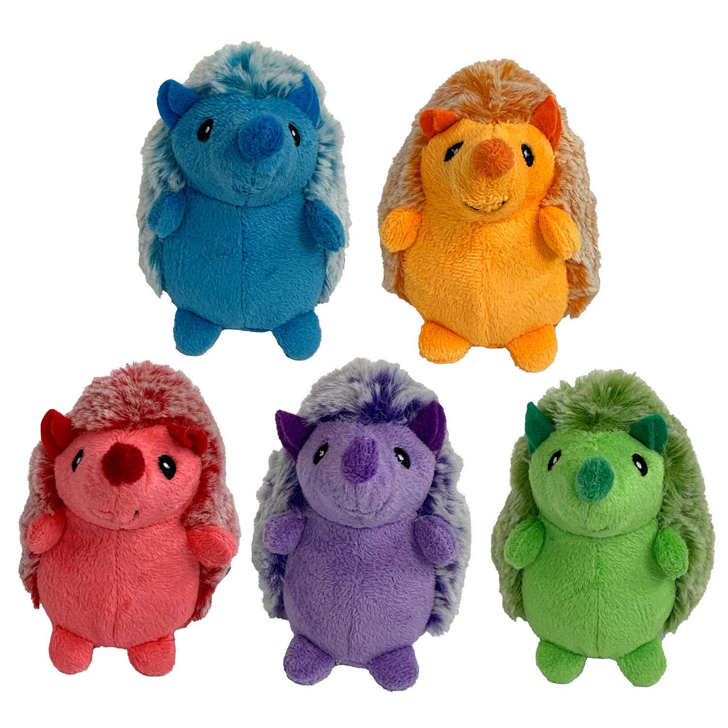 Minipet Hedgehogs Dog Toys, Assorted, 4"