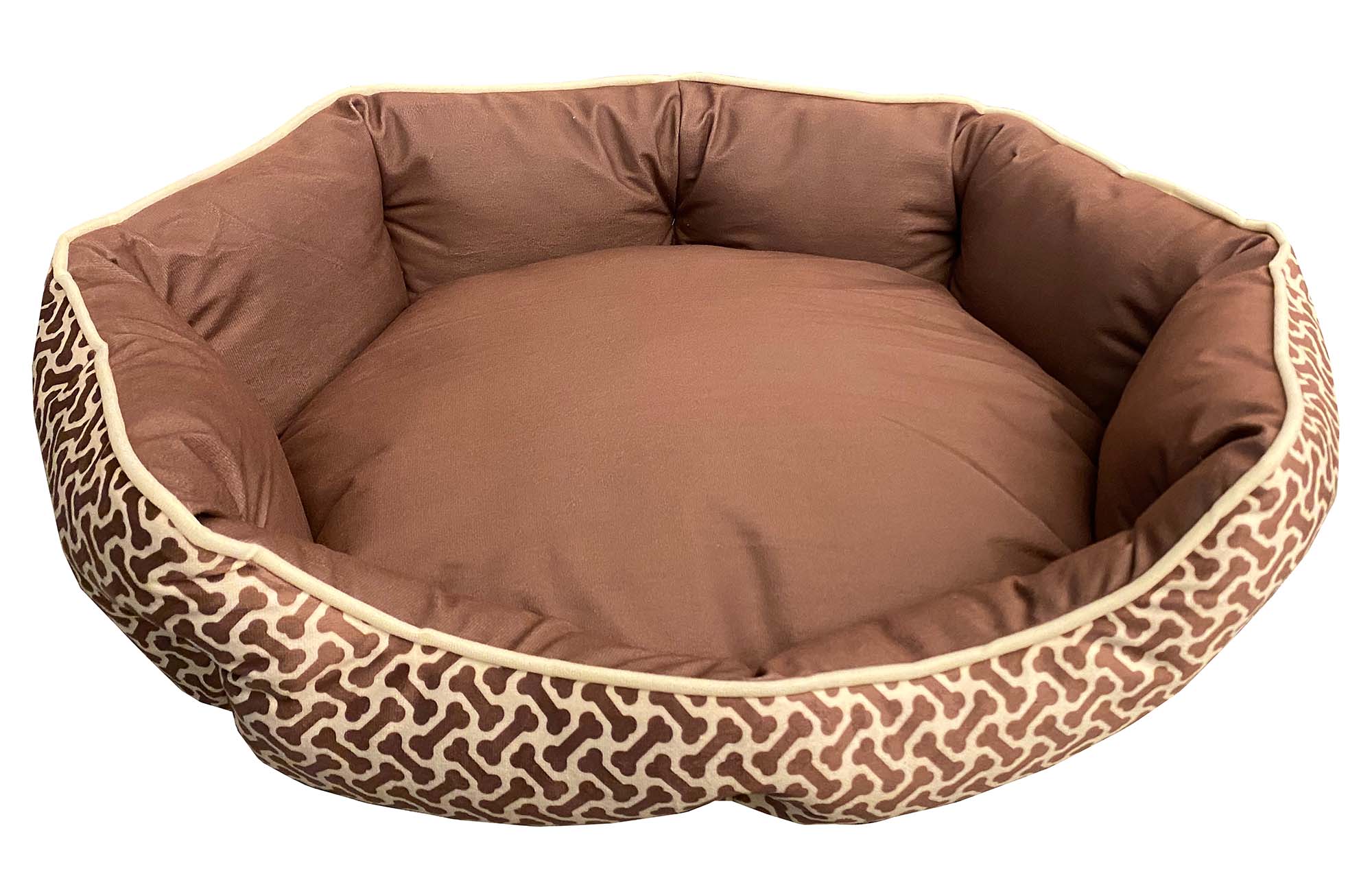 Mink Tufted Euro Cuddler Bed For Dogs & Cats - Image 14