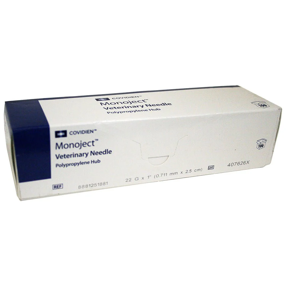 Monoject Needle, Polypropylene Hub, 100 Count - Image 8
