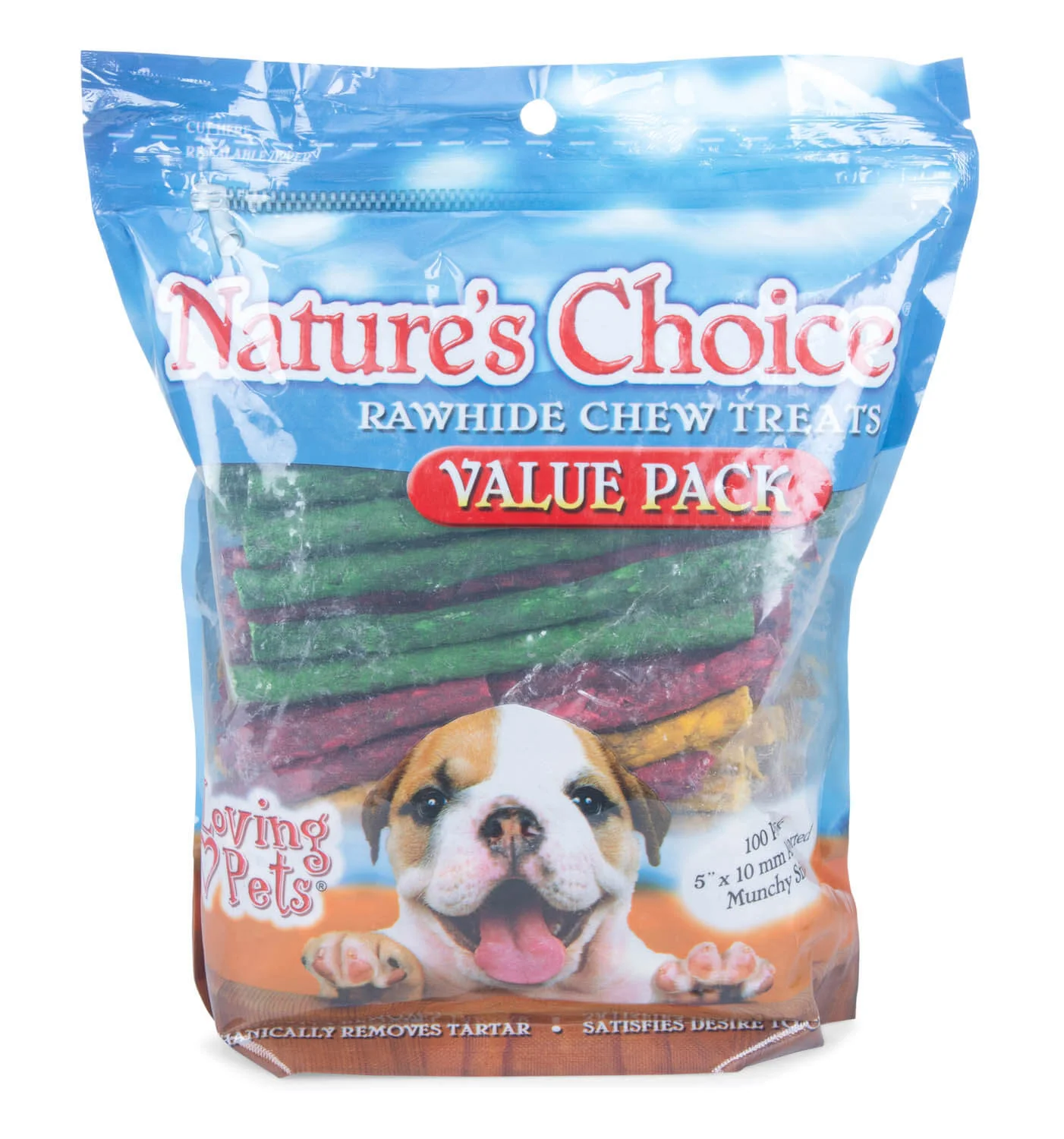 Nature's Choice Rawhide Munchy Sticks Value Pack