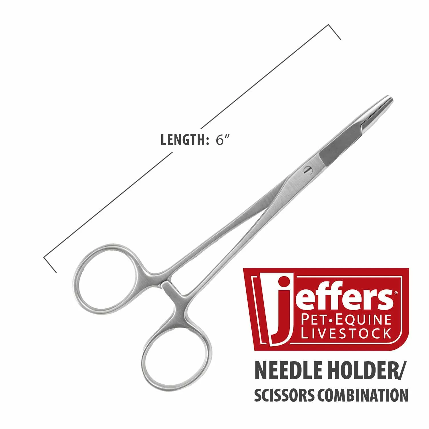 Jeffers Needle Holder/Scissor Combination, Each - Image 4