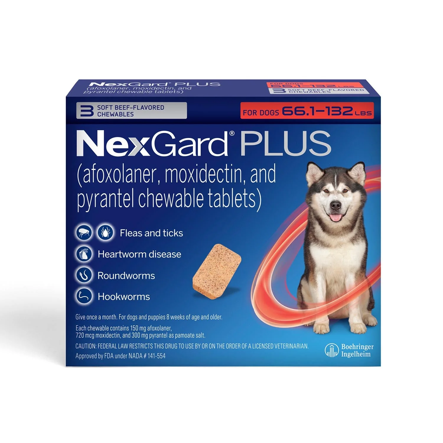 Rx NexGard Plus Chewable Flea & Tick Tablets for Dogs - Image 4
