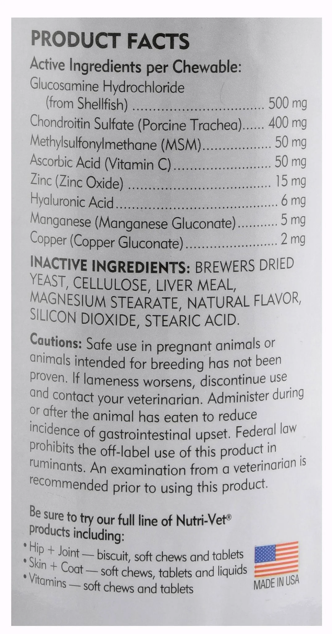 Nutri-Vet Hip & Joint Advanced Strength Chewables for Dogs - Image 5