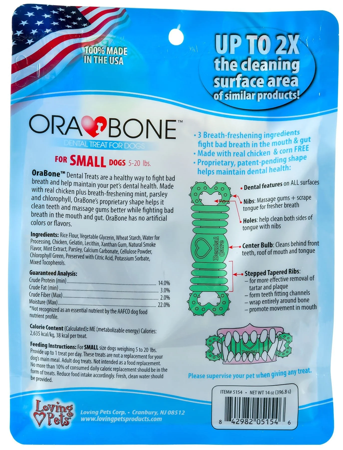 Ora-Bone Dental Treats for Dogs – Fresh Breath, Plaque & Tartar Control, USA Made - Image 13