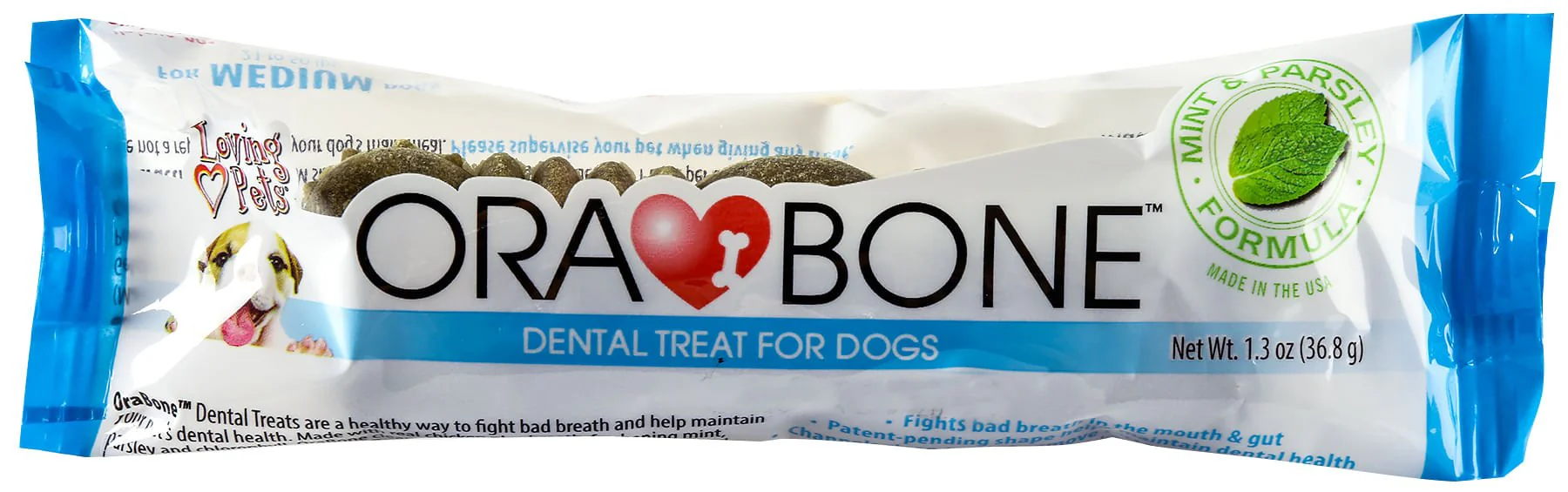 Ora-Bone Dental Treats for Dogs – Fresh Breath, Plaque & Tartar Control, USA Made - Image 3