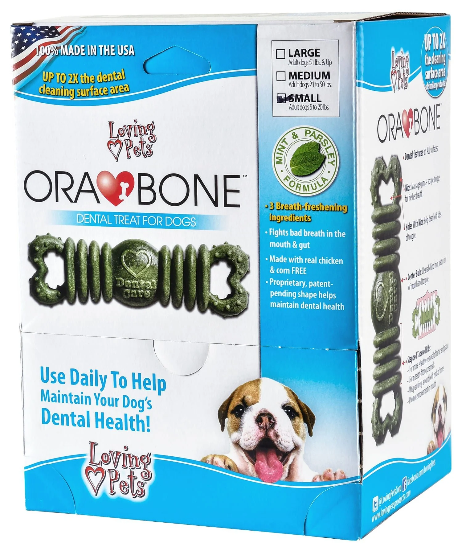 Ora-Bone Dental Treats for Dogs – Fresh Breath, Plaque & Tartar Control, USA Made - Image 7