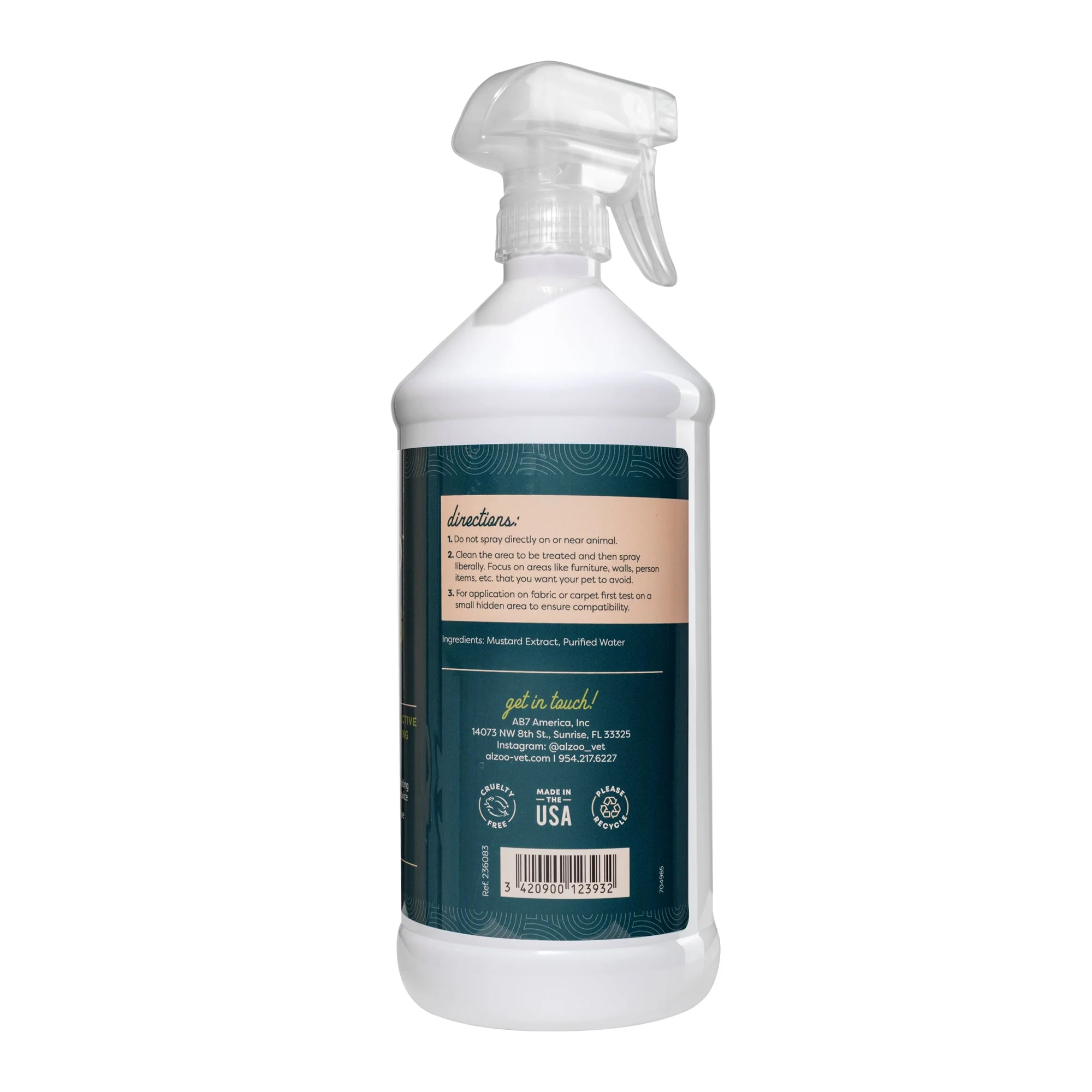 ALZOO Plant-Based Outdoor Dog Training Spray, 32 oz - Image 3