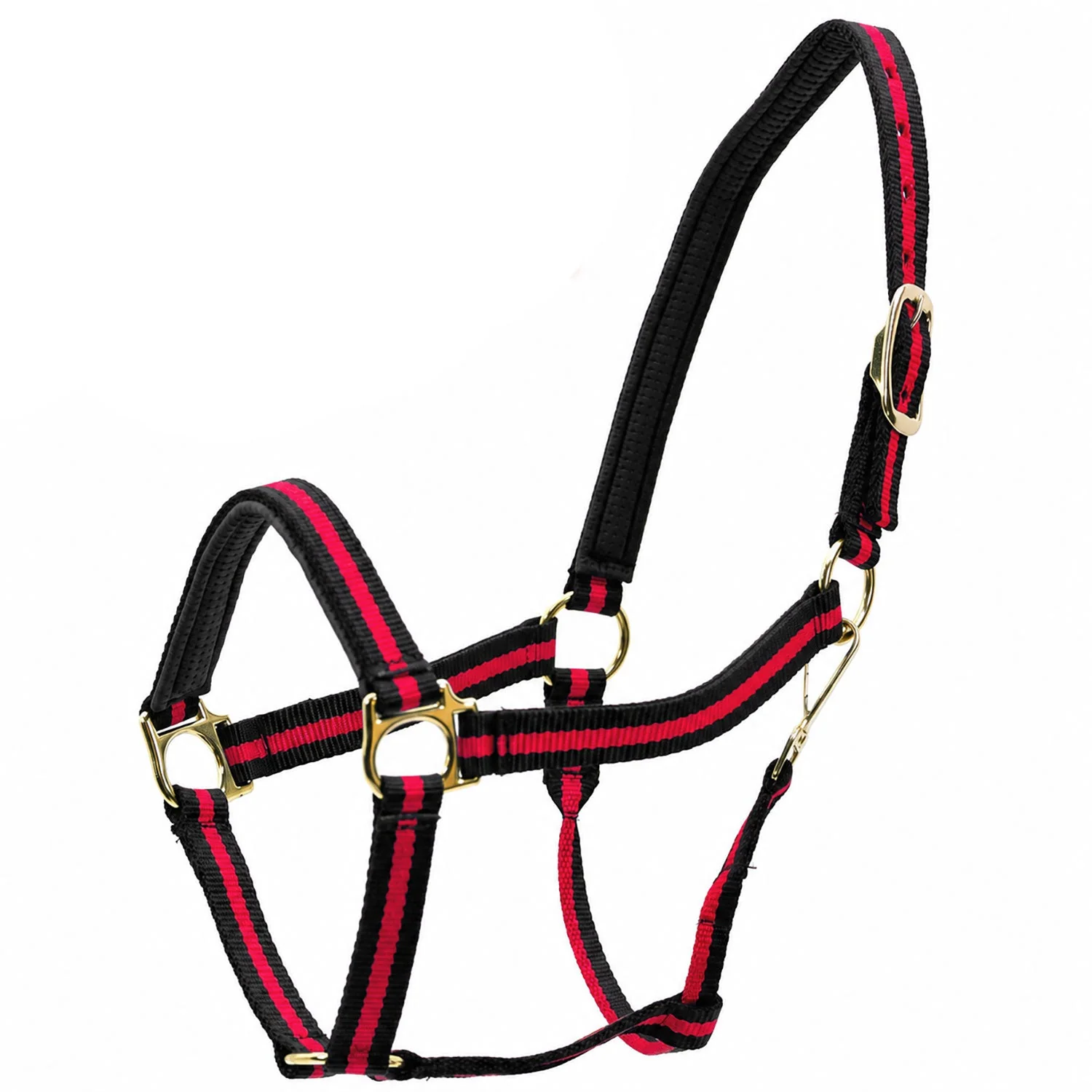 Jeffers Padded Nylon Horse Halter with Throat Snap - Image 12