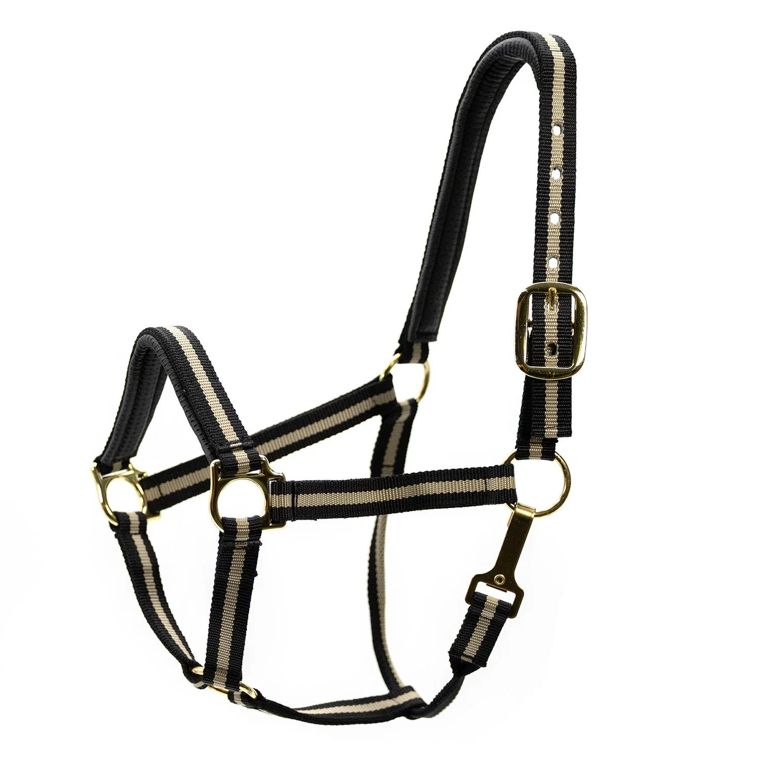Jeffers Padded Nylon Horse Halter with Throat Snap - Image 22