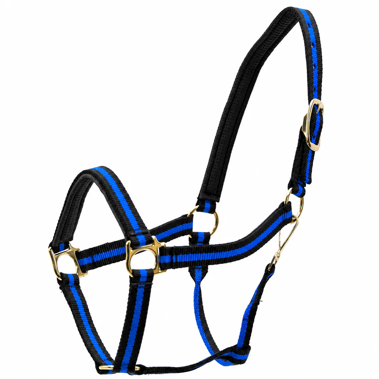 Jeffers Padded Nylon Horse Halter with Throat Snap - Image 7