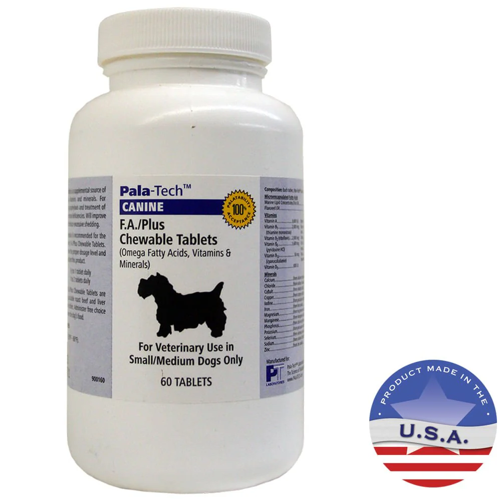 Pala-Tech Canine F.A./Plus For Dogs, 60 Tablets - Image 2