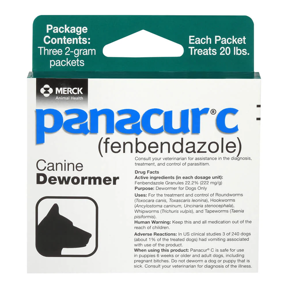 Panacur C Canine Dewormer (Fenbendazole Granules) - Image 8