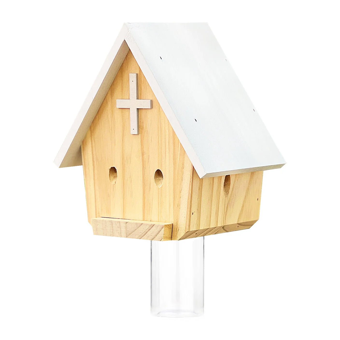 Durable Outdoor Carpenter Bee Trap - Pine Wood, Eco-Friendly, Hanging or Mounting, Multiple Styles - Image 2