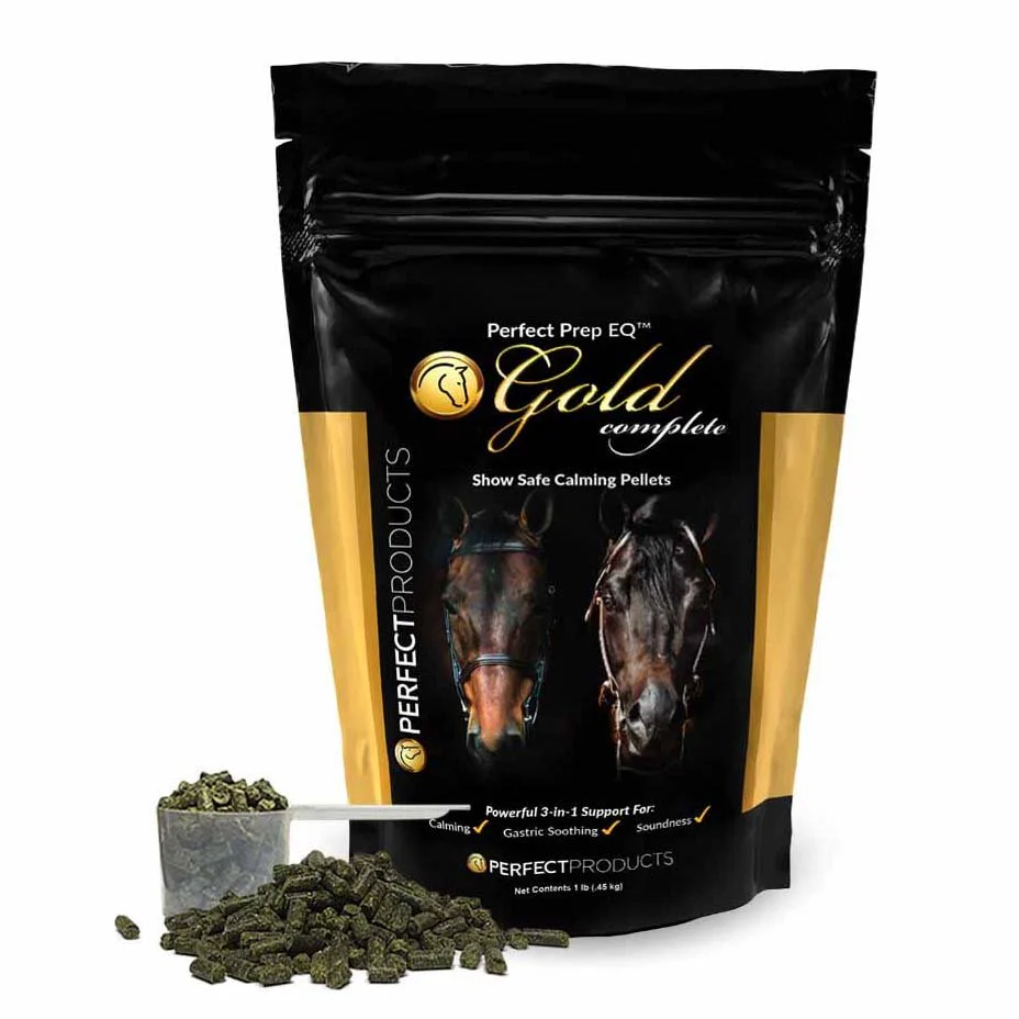 Perfect Prep EQ Gold Complete Show Safe Calming Pellets for Horses