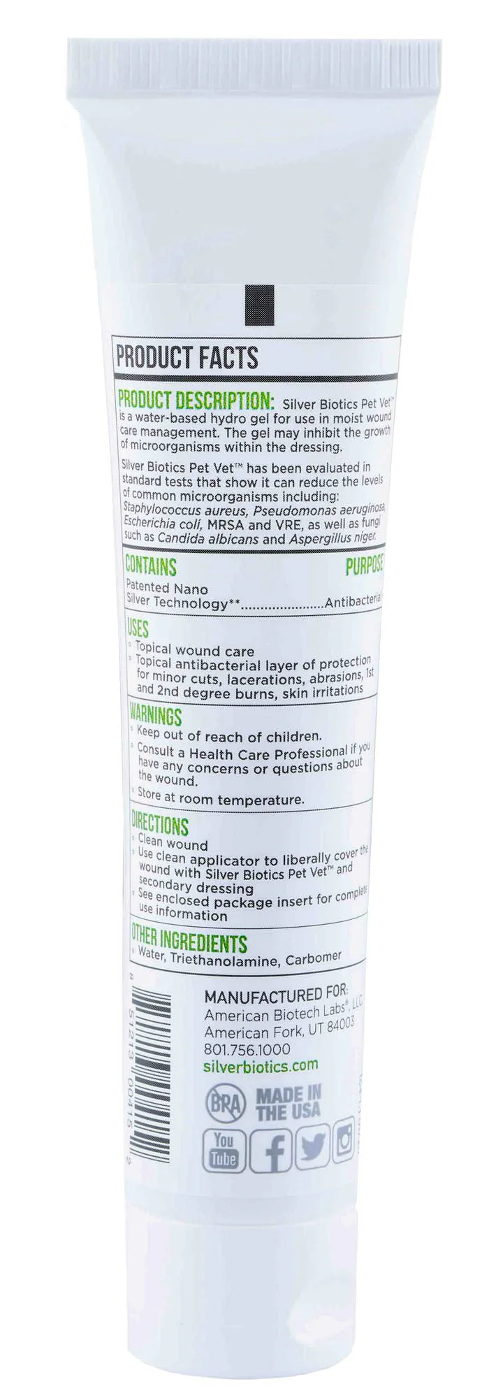 Silver Biotics Pet Vet Antibacterial First Aid Gel - Image 4
