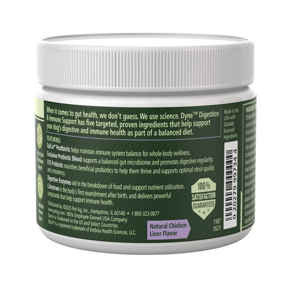 PetAg Dyne Digestion & Immune Support Soft Chews with Probiotics for Dogs, 60 ct - Image 3