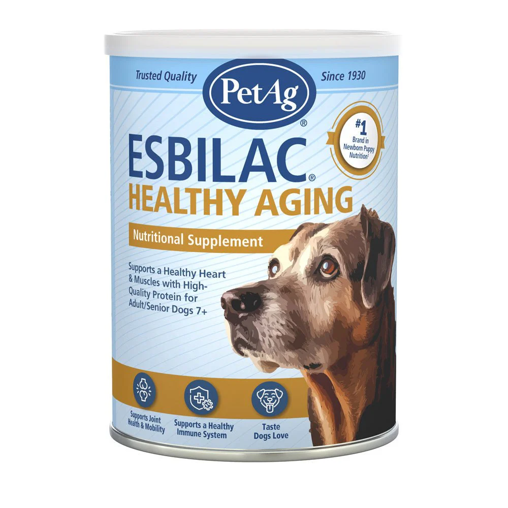 PetAg Esbilac Healthy Aging Powder for Adult & Senior Dogs, 14 oz