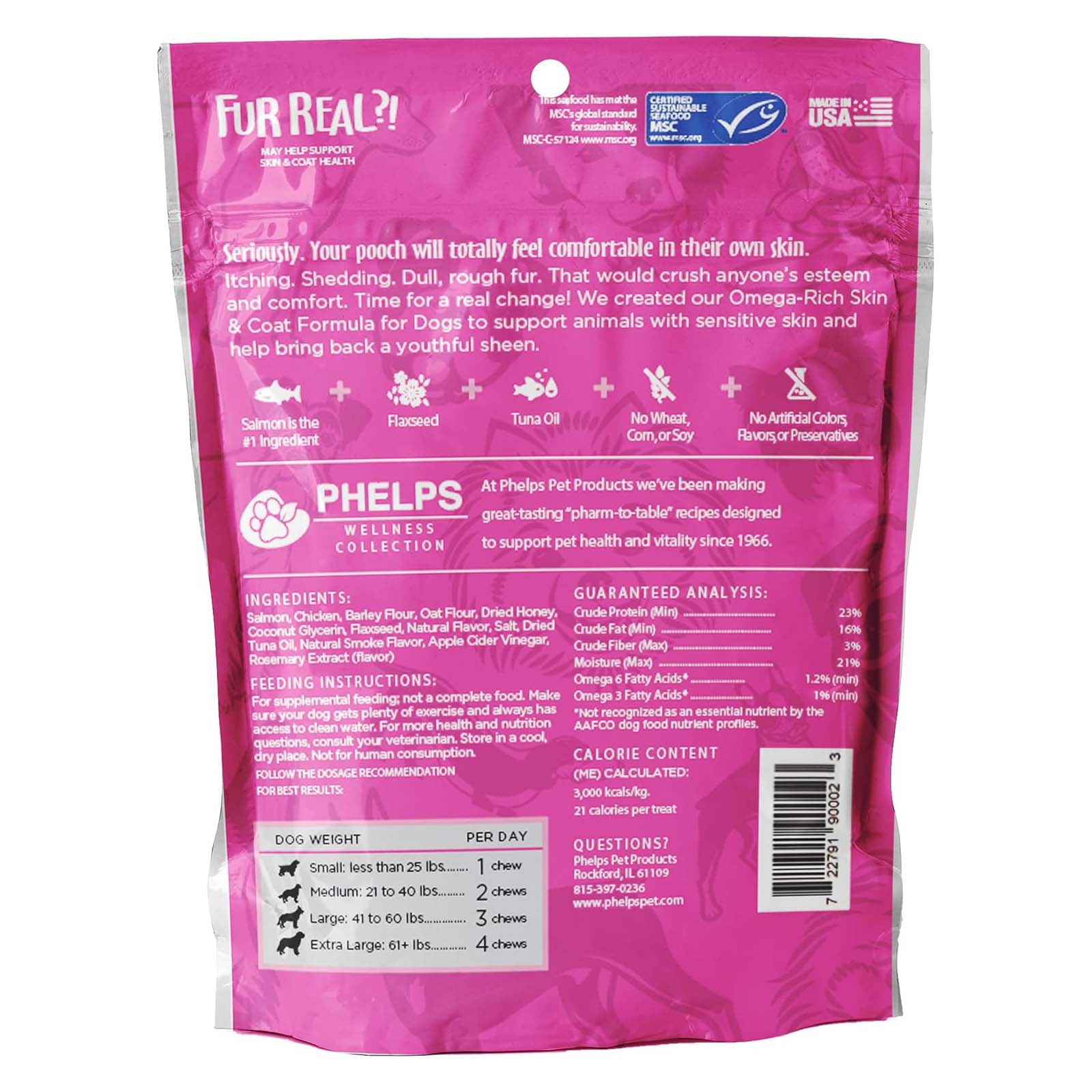 Phelps Wellness Functional Dog Chew Supplements – Calming, Digestive, Skin & Coat, Hip & Joint, Sensitive Stomach & Brain Support Treats, 4.5 oz - Image 10