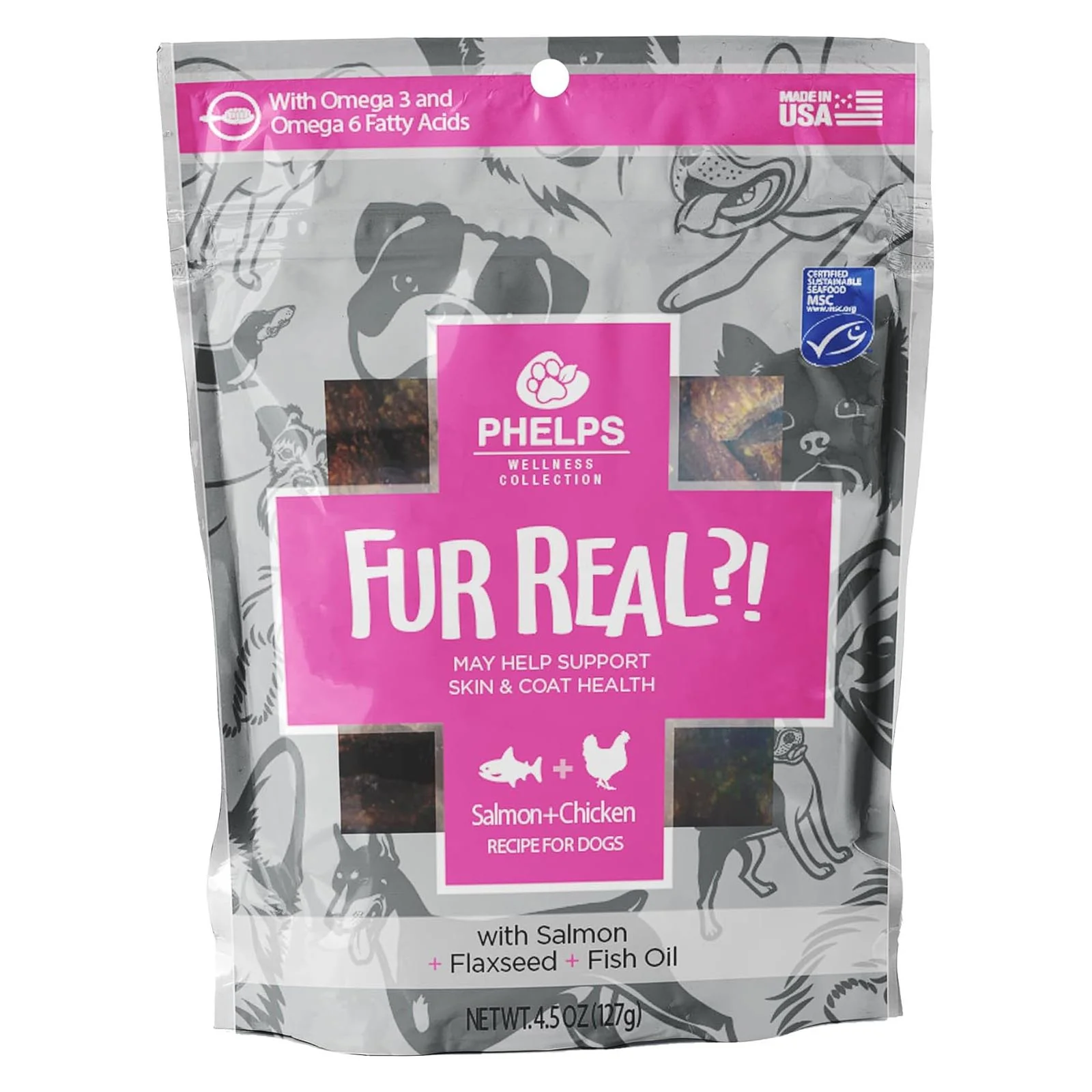 Phelps Wellness Functional Dog Chew Supplements – Calming, Digestive, Skin & Coat, Hip & Joint, Sensitive Stomach & Brain Support Treats, 4.5 oz - Image 11