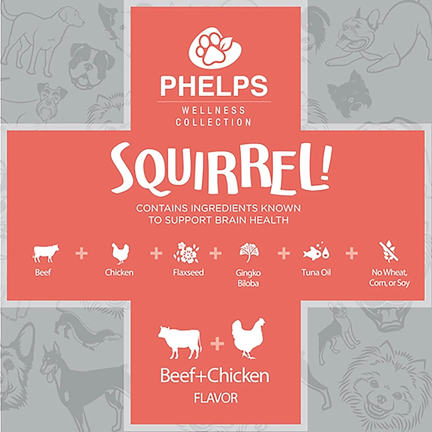 Phelps Wellness Functional Dog Chew Supplements – Calming, Digestive, Skin & Coat, Hip & Joint, Sensitive Stomach & Brain Support Treats, 4.5 oz - Image 25