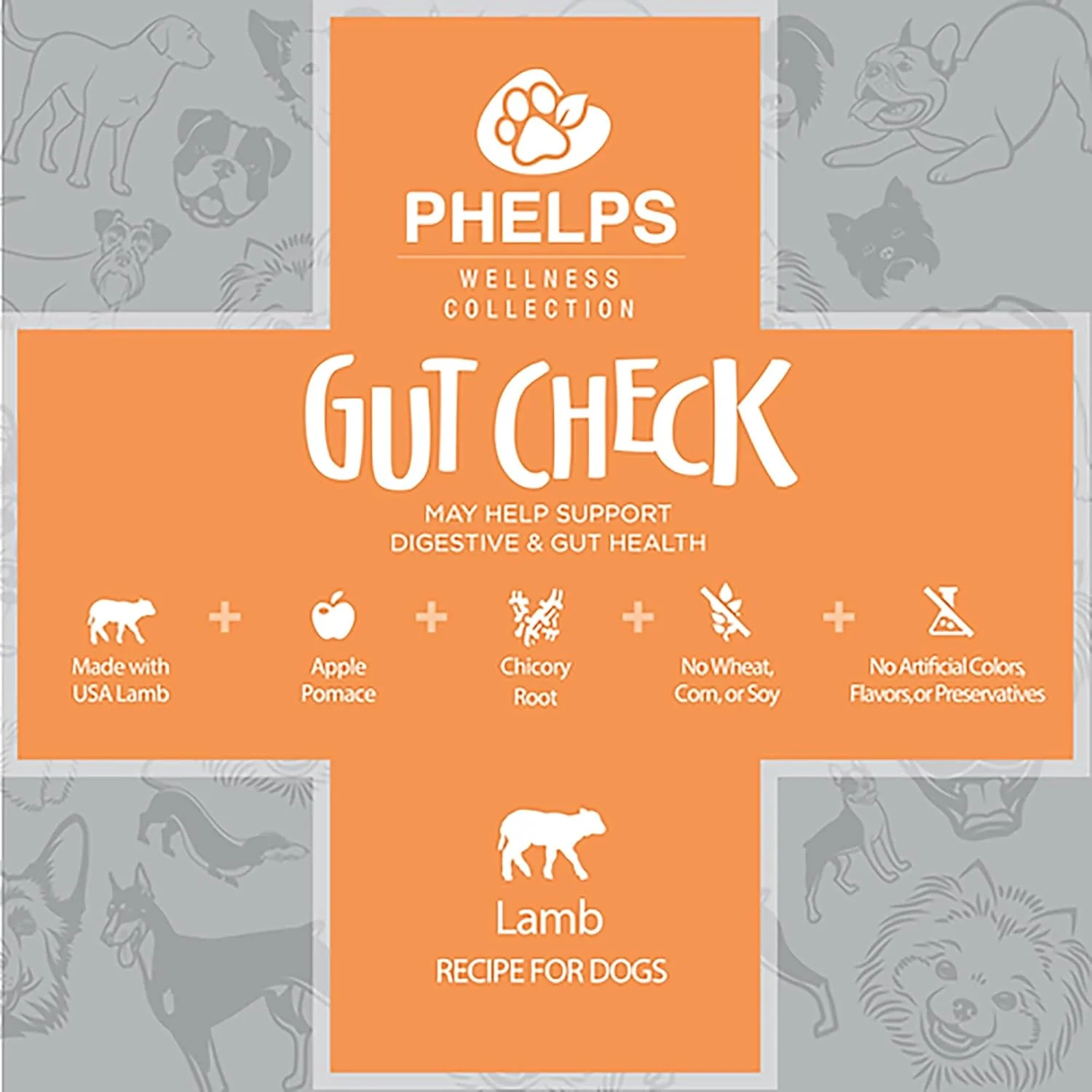 Phelps Wellness Functional Dog Chew Supplements – Calming, Digestive, Skin & Coat, Hip & Joint, Sensitive Stomach & Brain Support Treats, 4.5 oz - Image 7