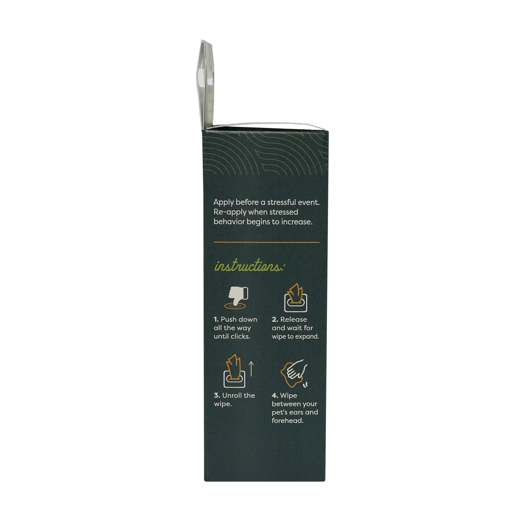 ALZOO Pheromone-Based Calming Wipes for Dogs & Cats, 7 Single Use Wipes - Image 2