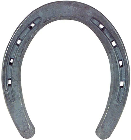 St. Croix Regular Weight Plain Steel Horseshoes – Forged Universal Front & Hind Design