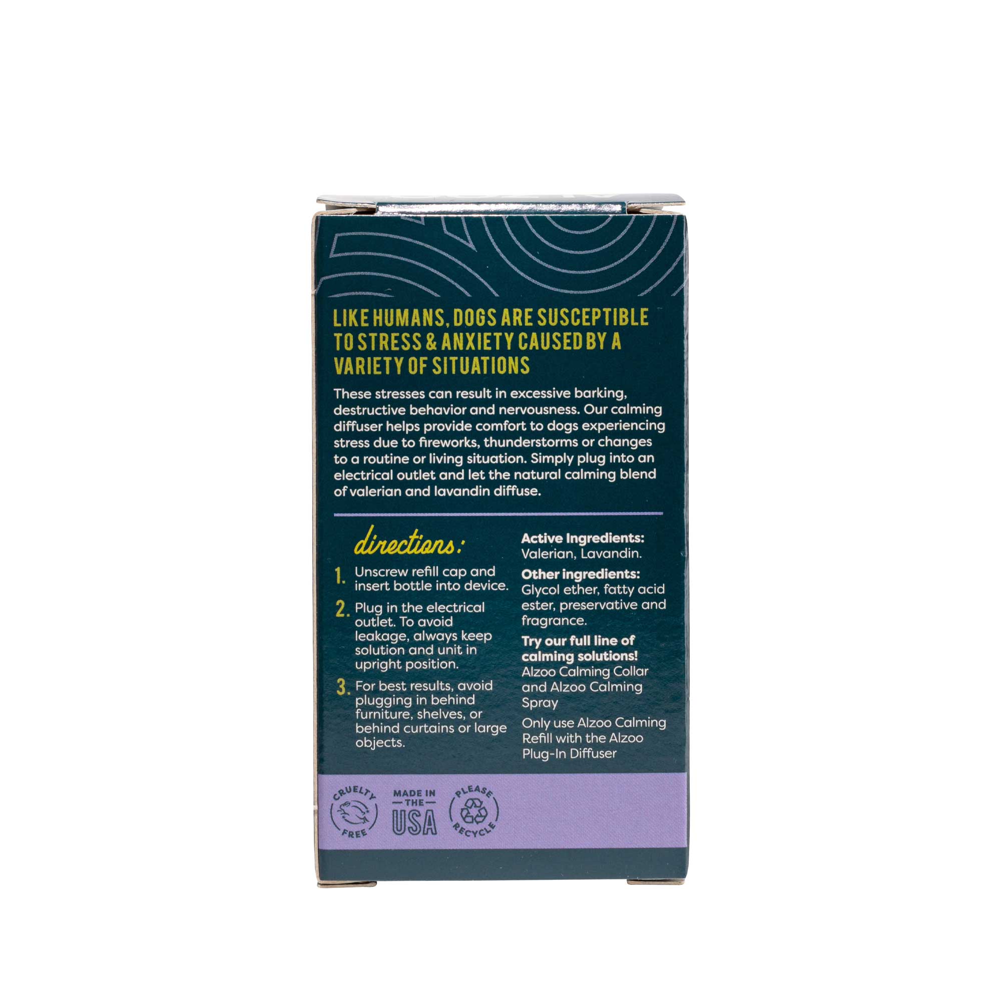 ALZOO Natural Plant-Based Calming Plug-In Home Diffuser Kit & Refills for Dogs - Image 10