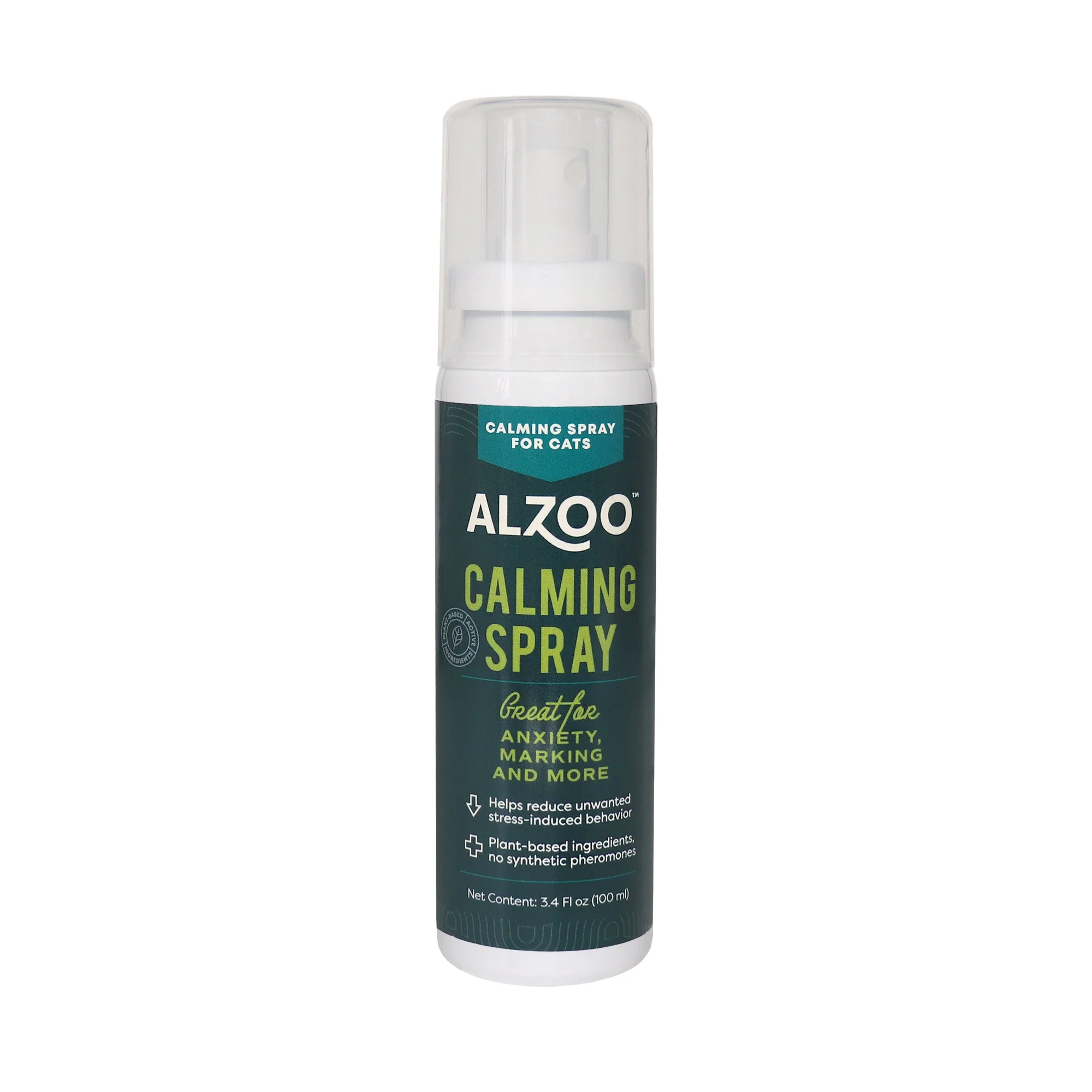 ALZOO Plant-Based Calming Spray for Cats, 3.4 oz