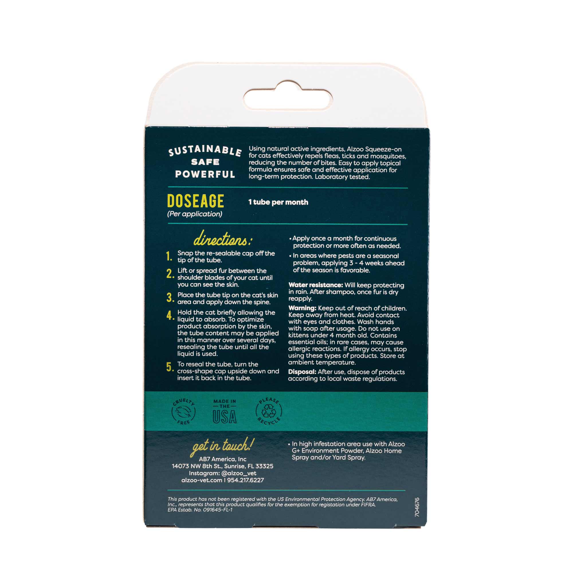 ALZOO Plant-Based Natural Flea & Tick Cat Collar - Image 3