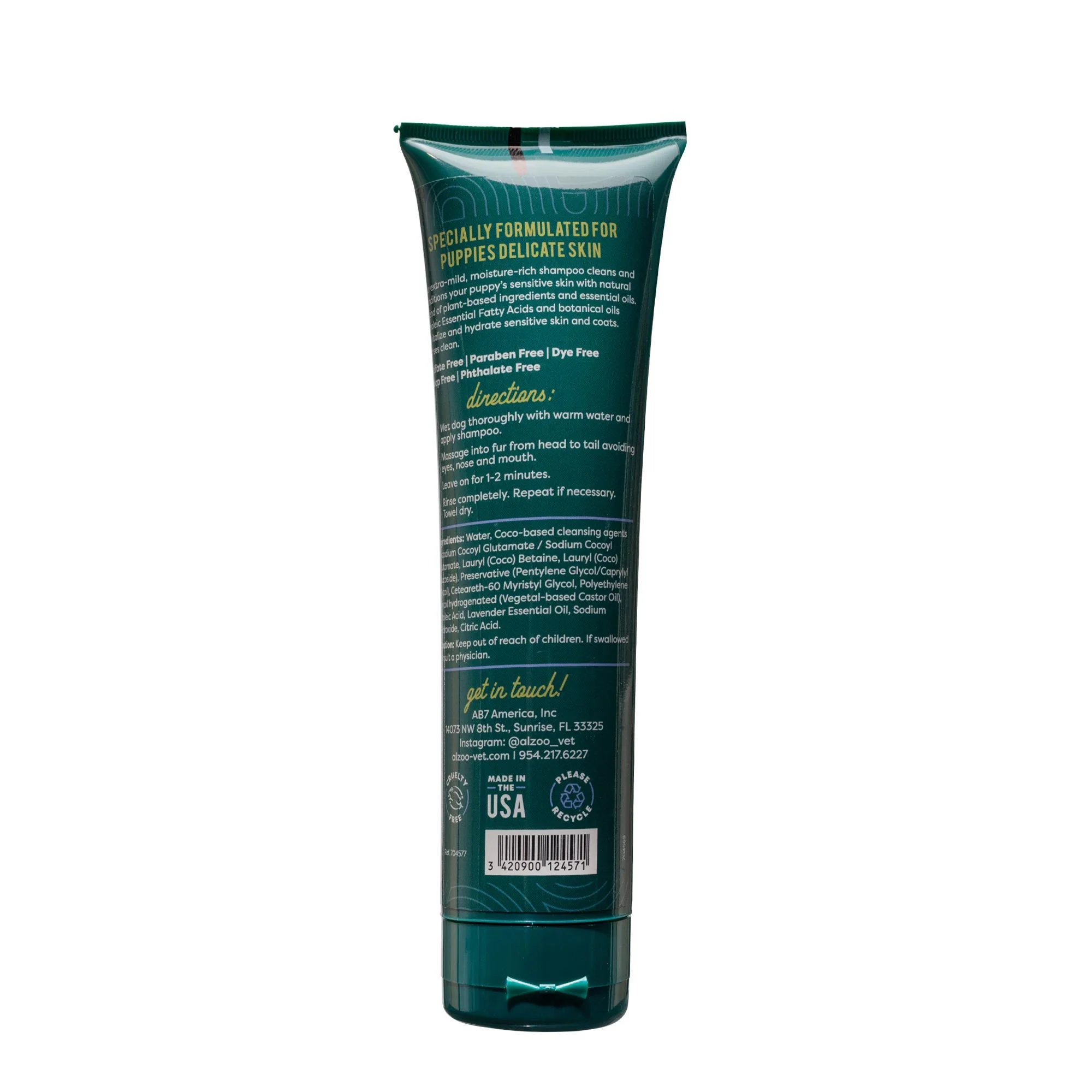 ALZOO Plant-Based Gentle Puppy Shampoo - Image 2