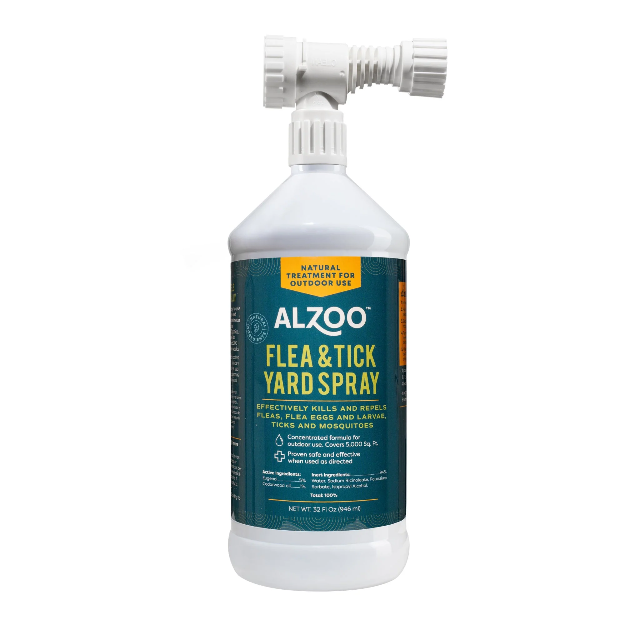 ALZOO Plant-Based Natural Flea & Tick Yard Spray