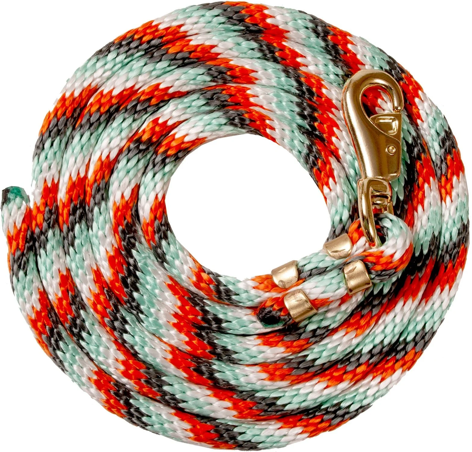 Mustang Poly Colorful Lead Rope, Bull Snap - Image 6