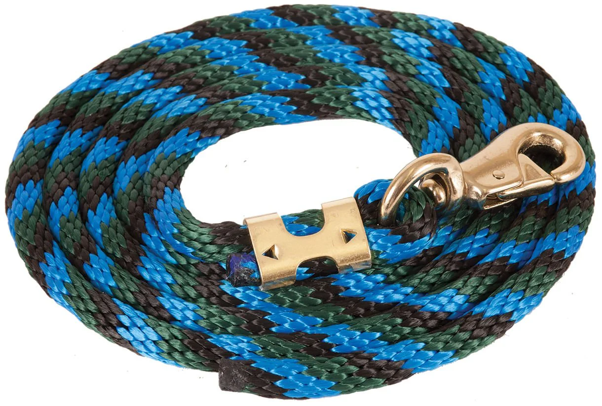 Mustang Poly Colorful Lead Rope, Bull Snap - Image 9