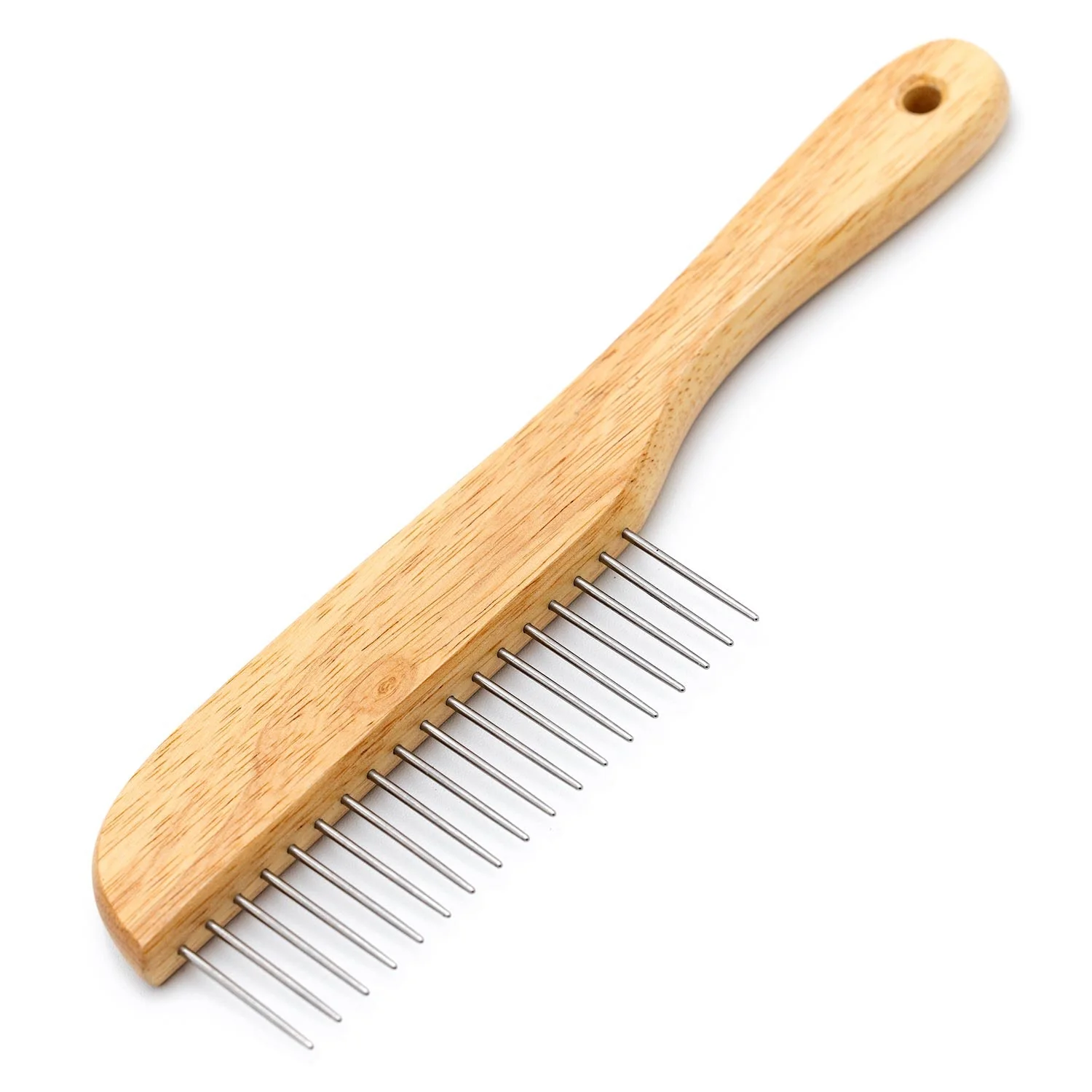 Jeffers Wood Handle Poodle Comb