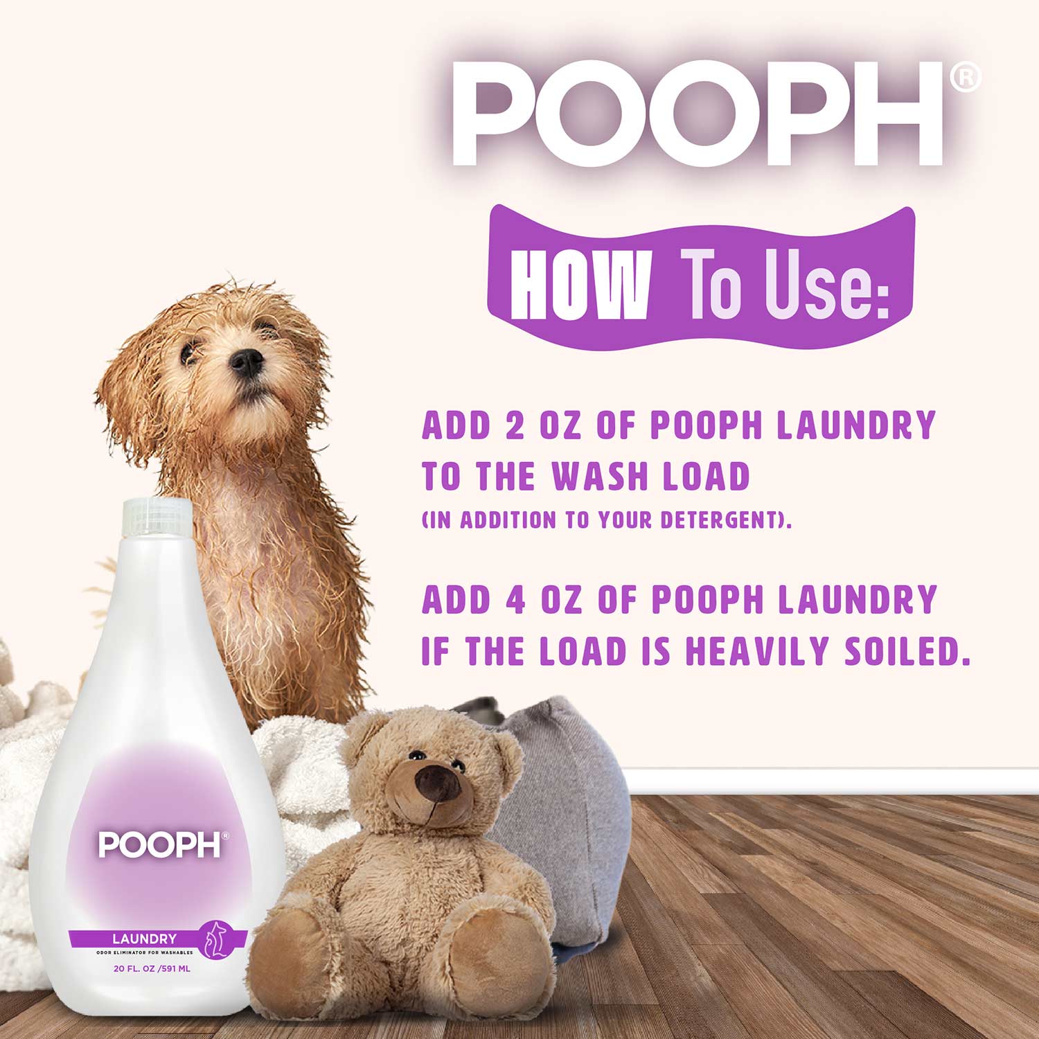 Pooph Pet Laundry Odor Eliminator, 20 oz - Image 6