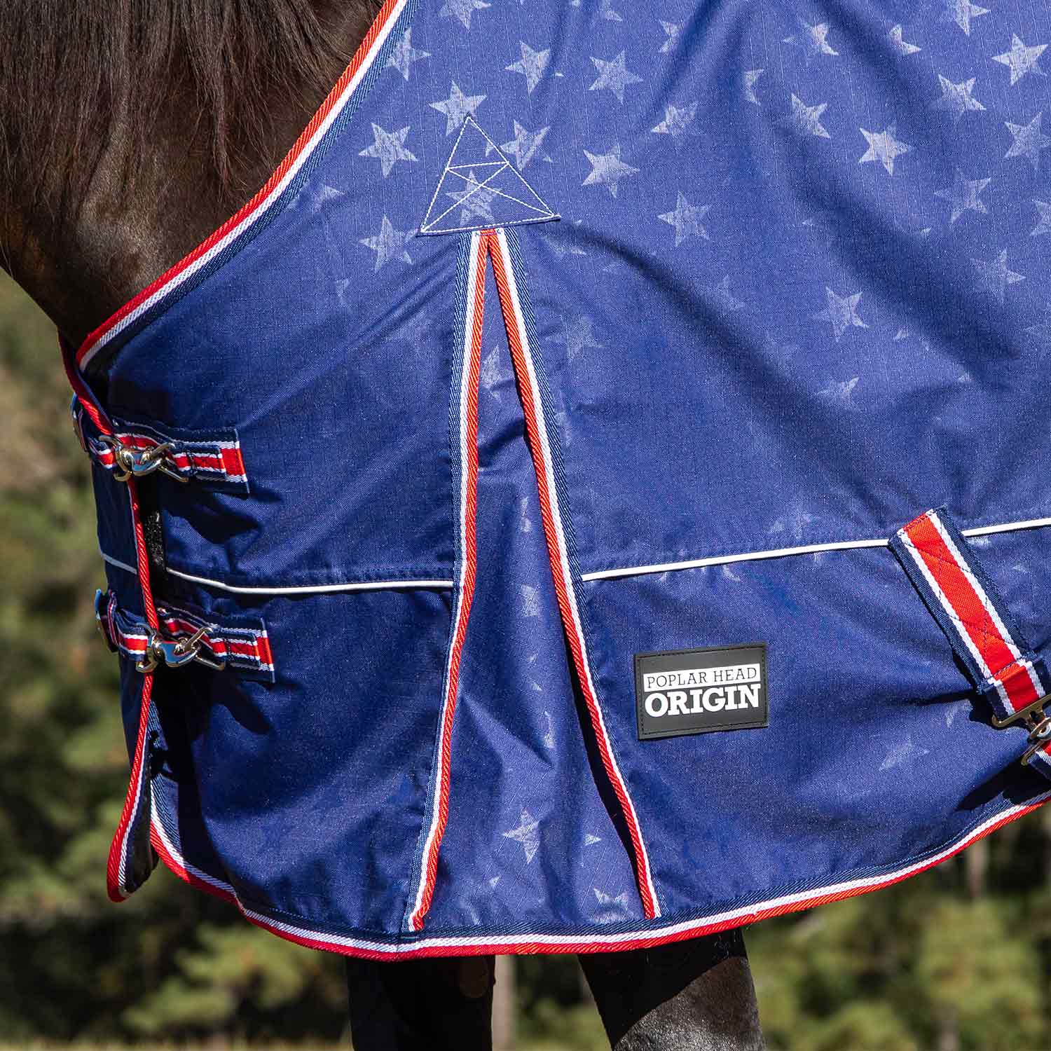 Jeffers Poplar Head "Origin" 600D Medium Weight Turnout Blanket, 240g | Waterproof & Breathable Horse Blanket - Image 17